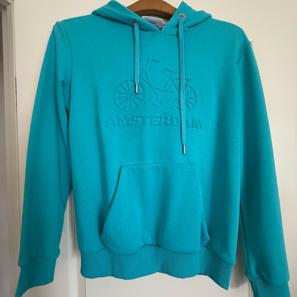 Hoodie NWOT Small Turquoise